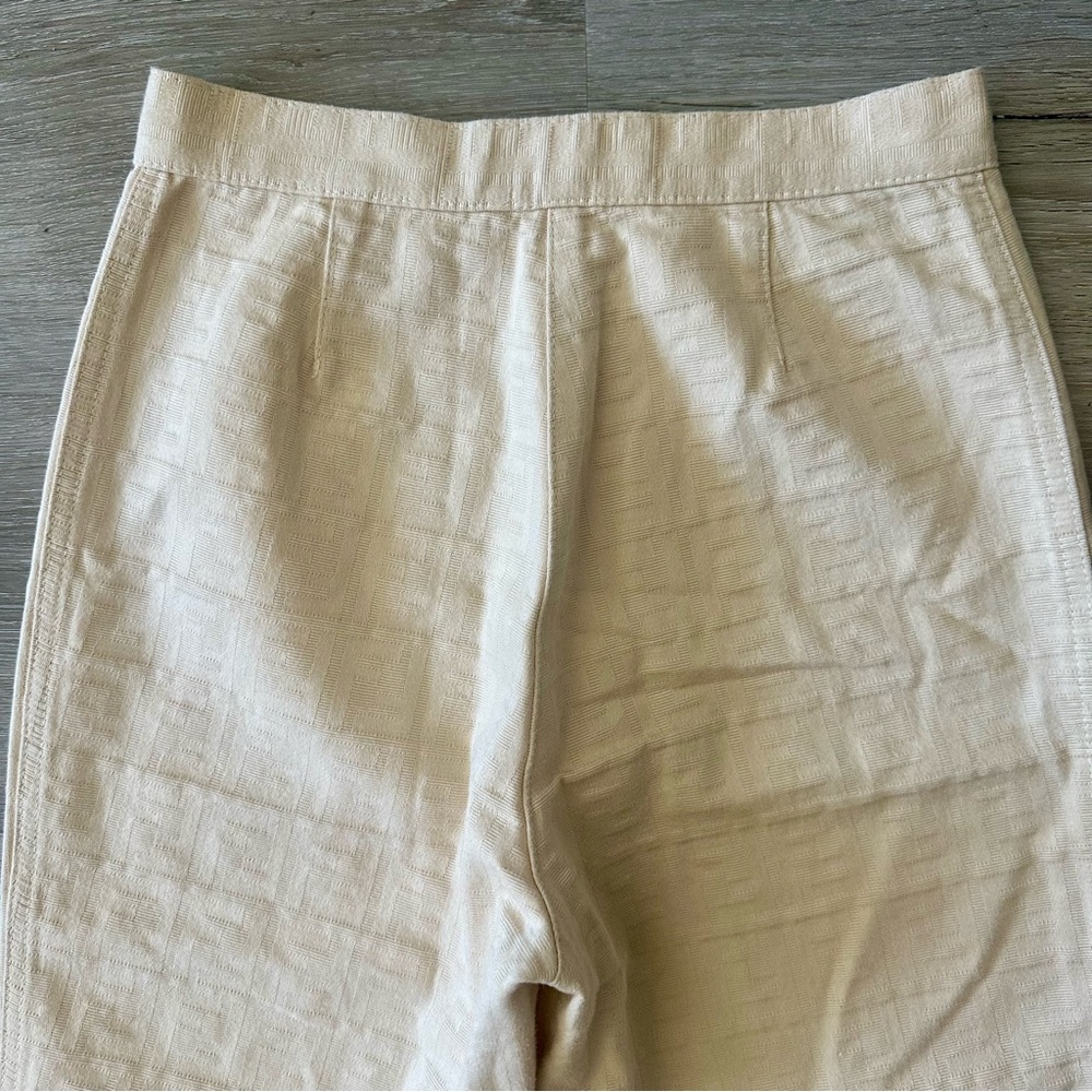 Fendi zucca FF White Cotton jeans - Picture 7 of 10